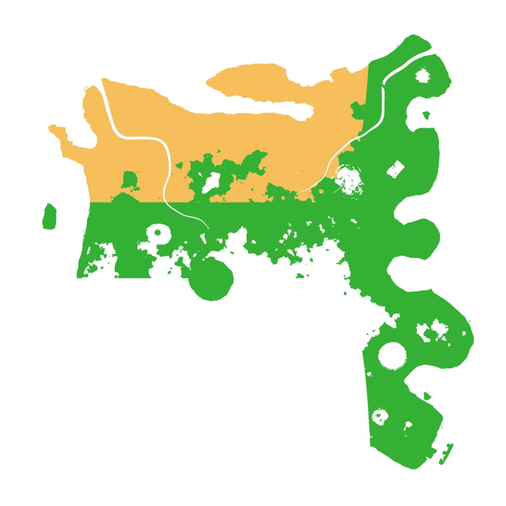 Biome Rust Map: Procedural Map, Size: 3250, Seed: 30000