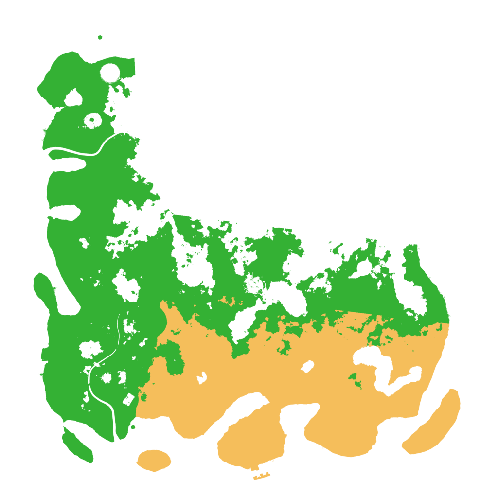 Biome Rust Map: Procedural Map, Size: 4500, Seed: 722380780