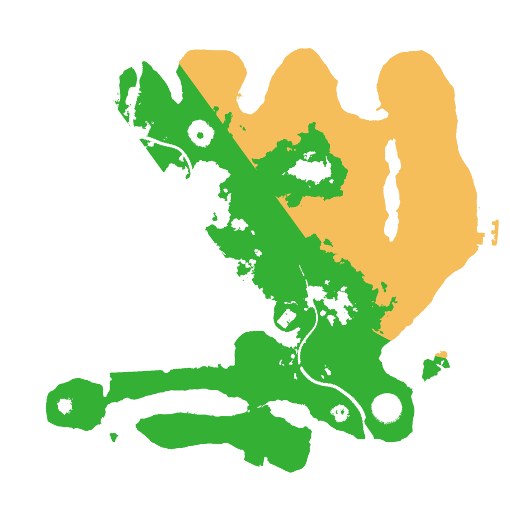 Biome Rust Map: Procedural Map, Size: 3000, Seed: 14118
