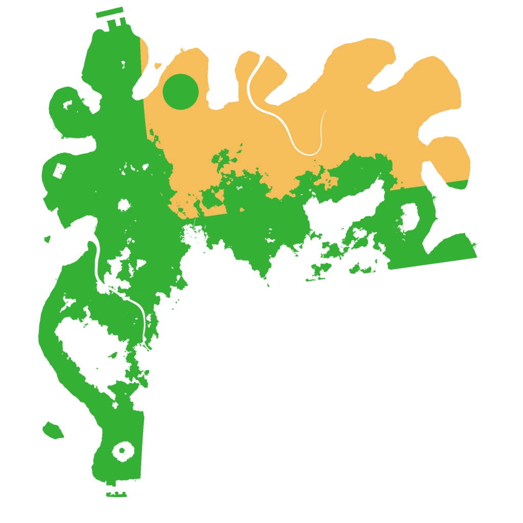 Biome Rust Map: Procedural Map, Size: 3855, Seed: 50000