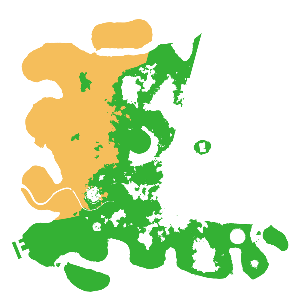 Biome Rust Map: Procedural Map, Size: 3500, Seed: 67126784