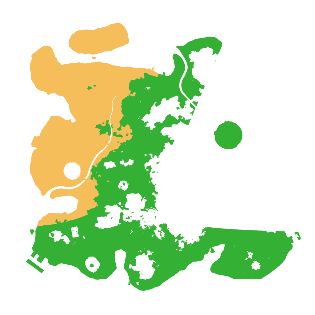 Biome Rust Map: Procedural Map, Size: 3250, Seed: 530950722