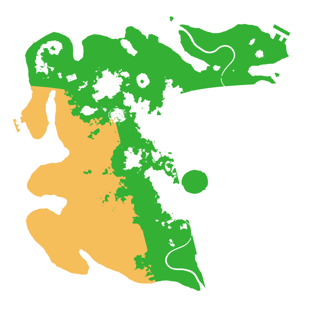 Biome Rust Map: Procedural Map, Size: 3500, Seed: 1698624043