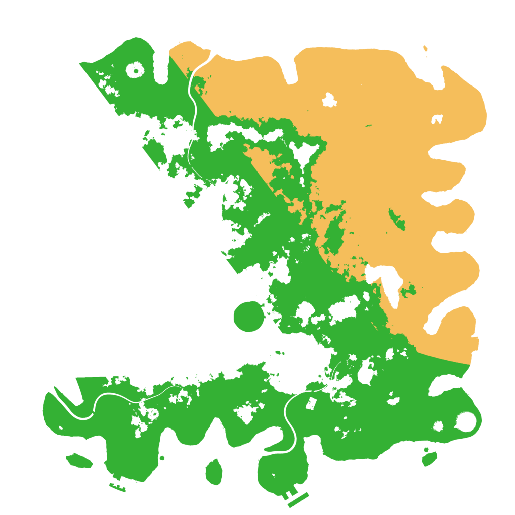 Biome Rust Map: Procedural Map, Size: 4500, Seed: 1385494837