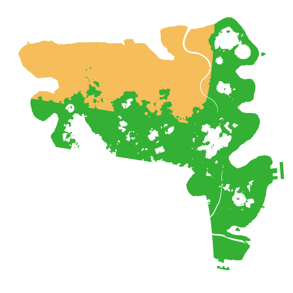 Biome Rust Map: Procedural Map, Size: 3500, Seed: 1385379718
