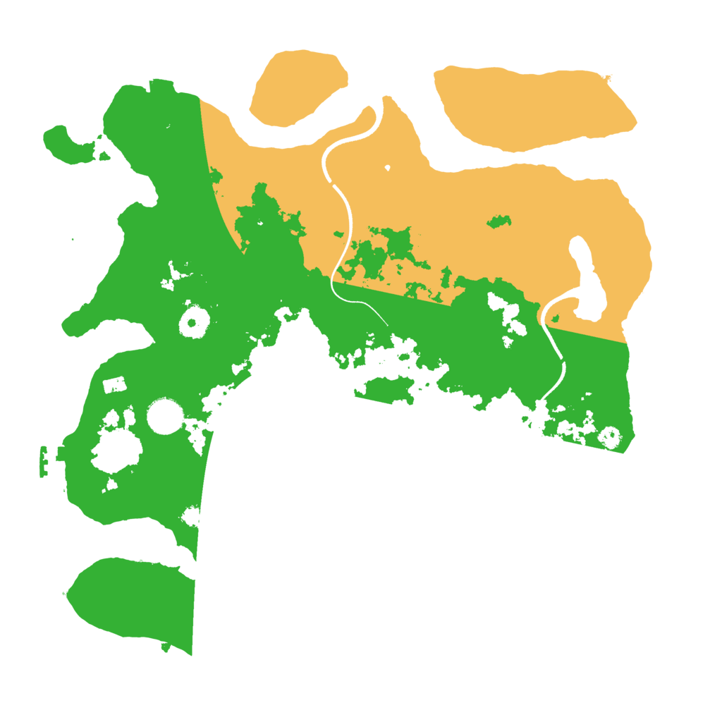 Biome Rust Map: Procedural Map, Size: 3500, Seed: 789451