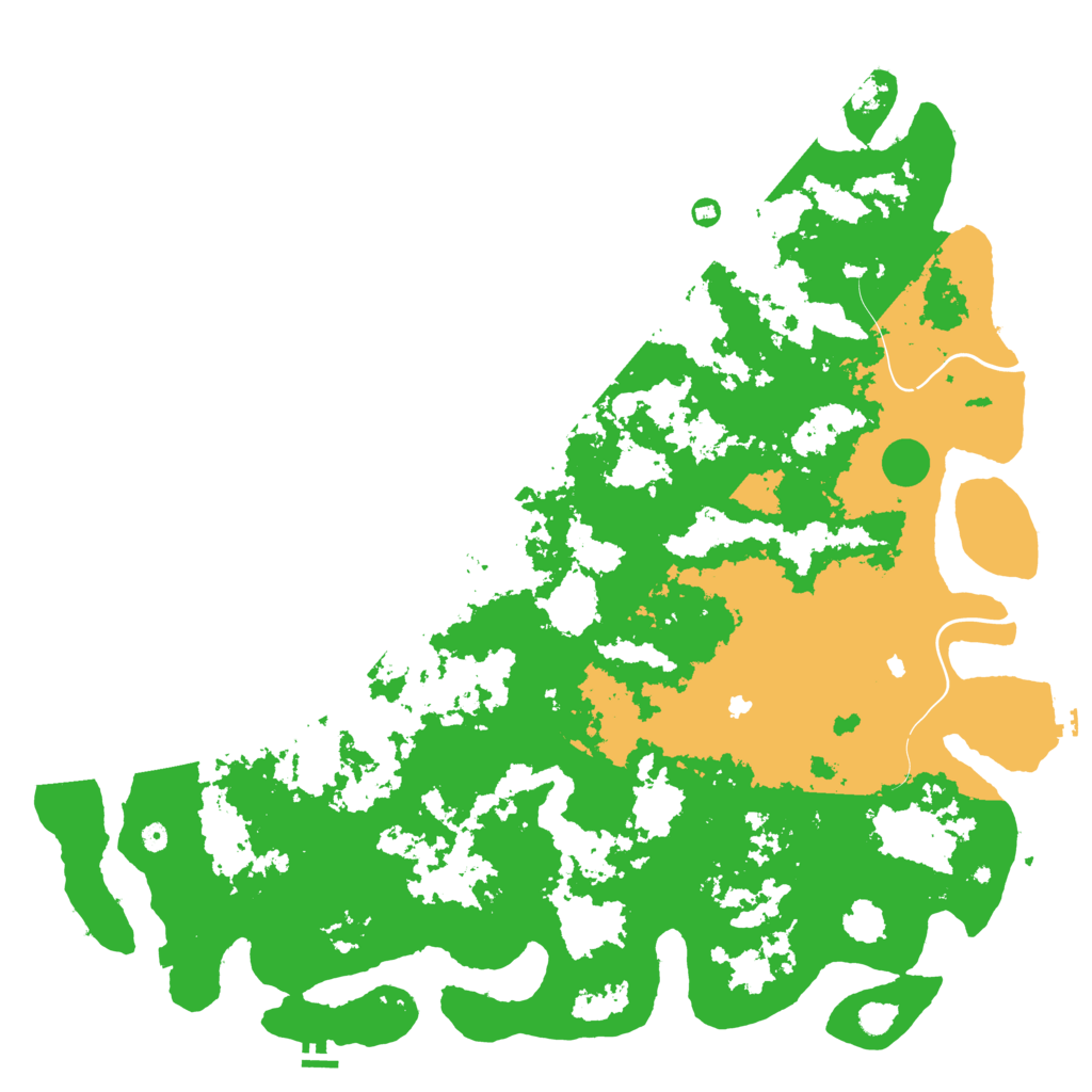 Biome Rust Map: Procedural Map, Size: 6000, Seed: 224114
