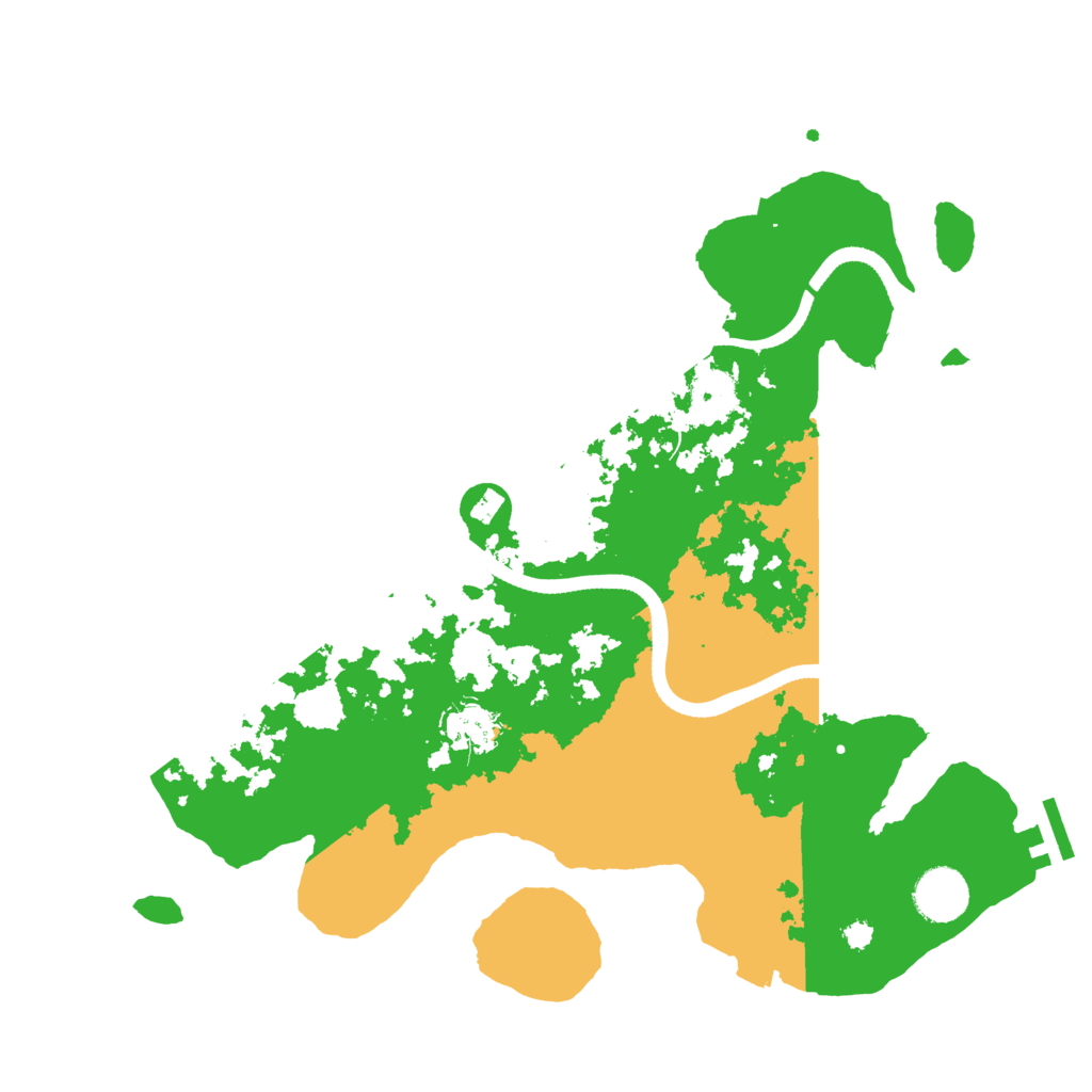 Biome Rust Map: Procedural Map, Size: 3500, Seed: 175779880