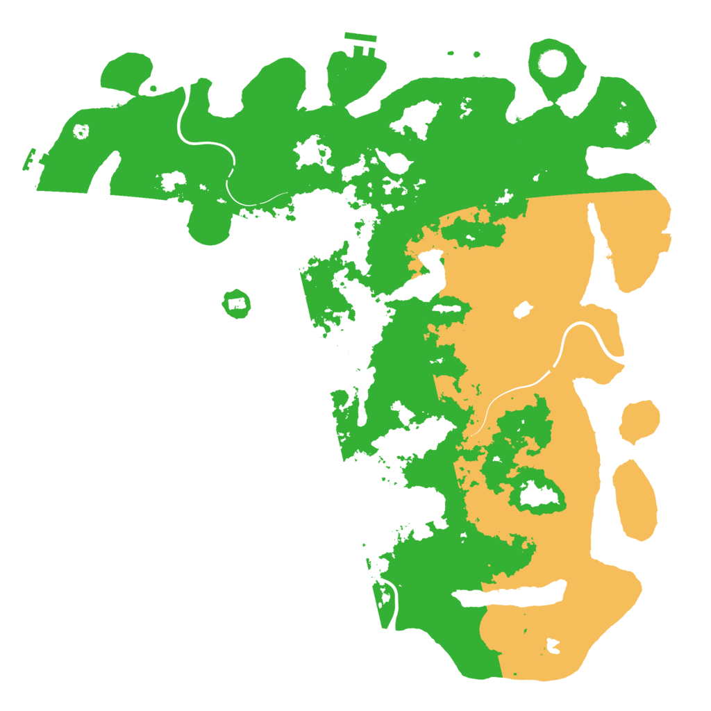 Biome Rust Map: Procedural Map, Size: 4500, Seed: 1355283800
