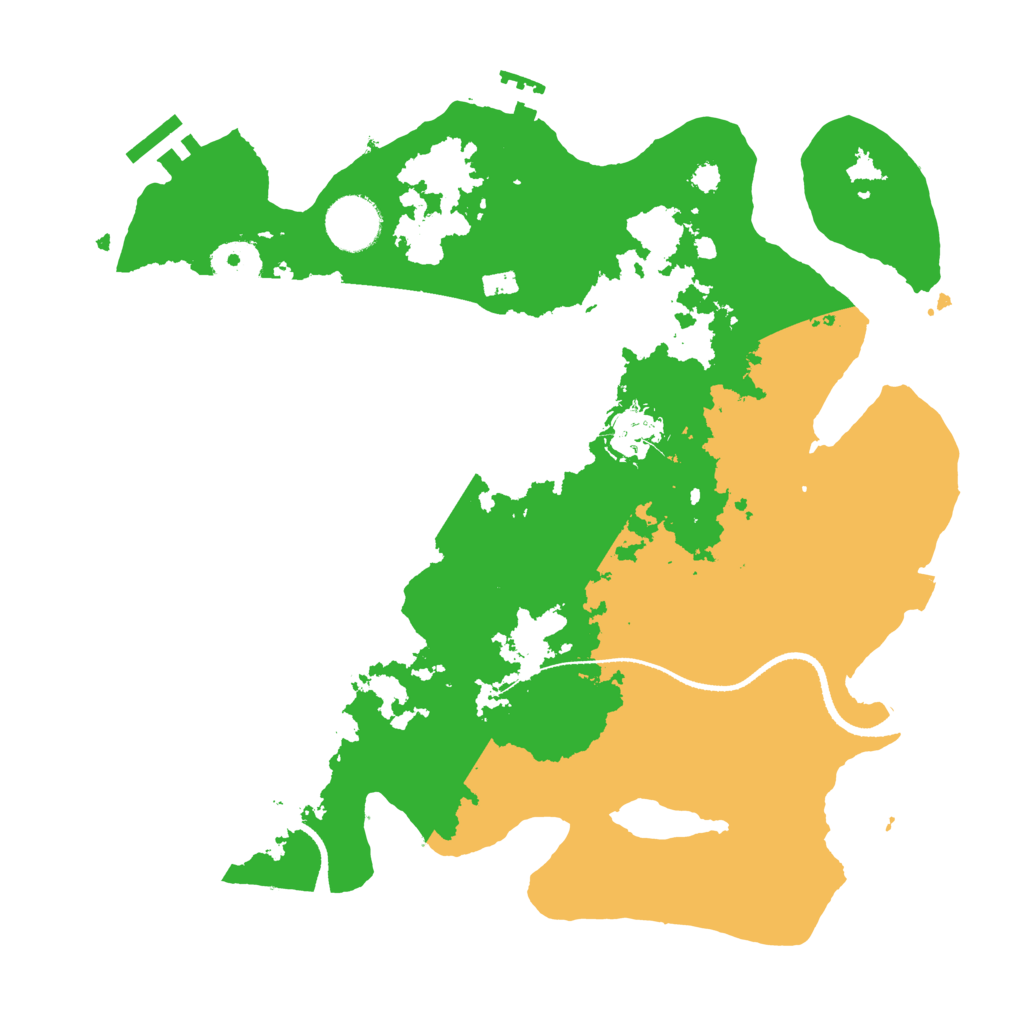 Biome Rust Map: Procedural Map, Size: 3250, Seed: 2080944036