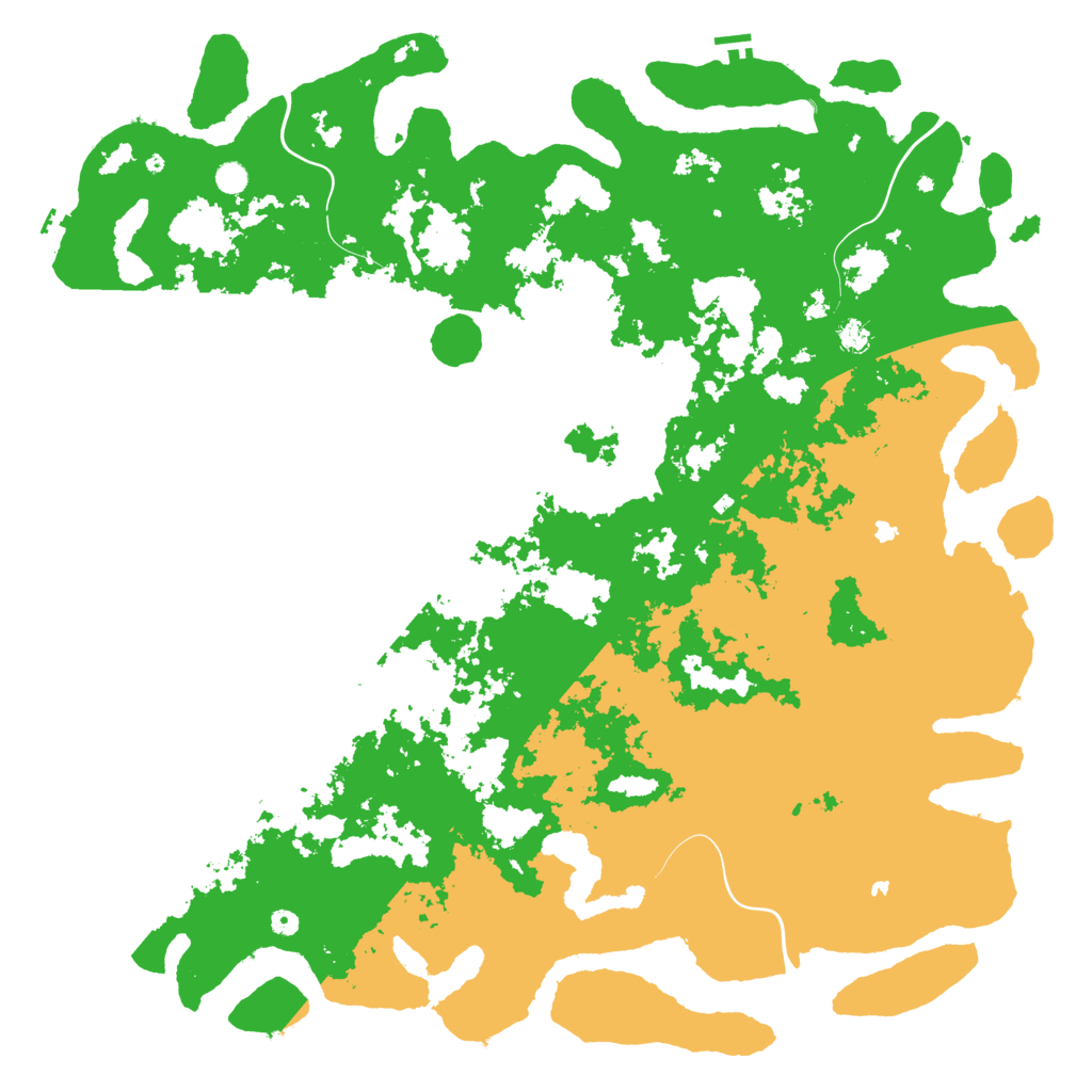 Biome Rust Map: Procedural Map, Size: 6000, Seed: 1380639759