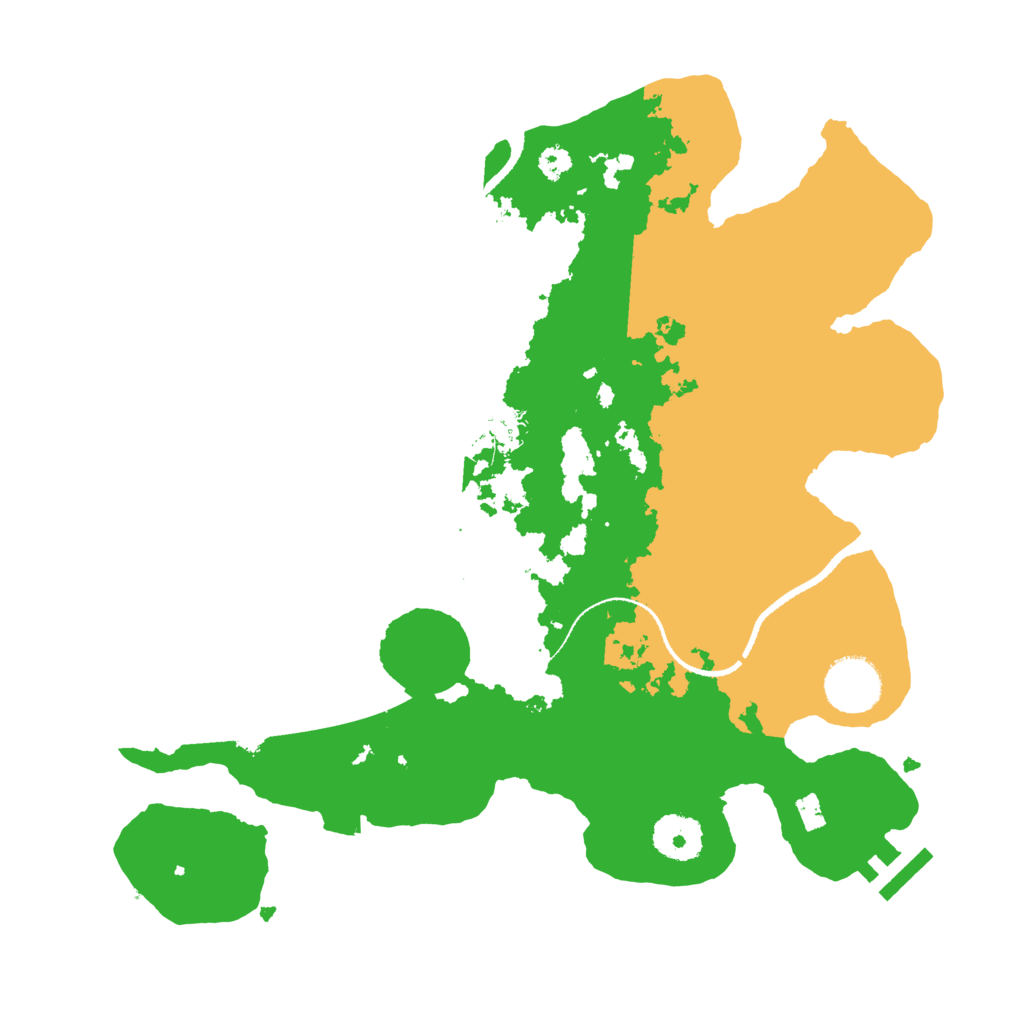 Biome Rust Map: Procedural Map, Size: 3200, Seed: 1136234692