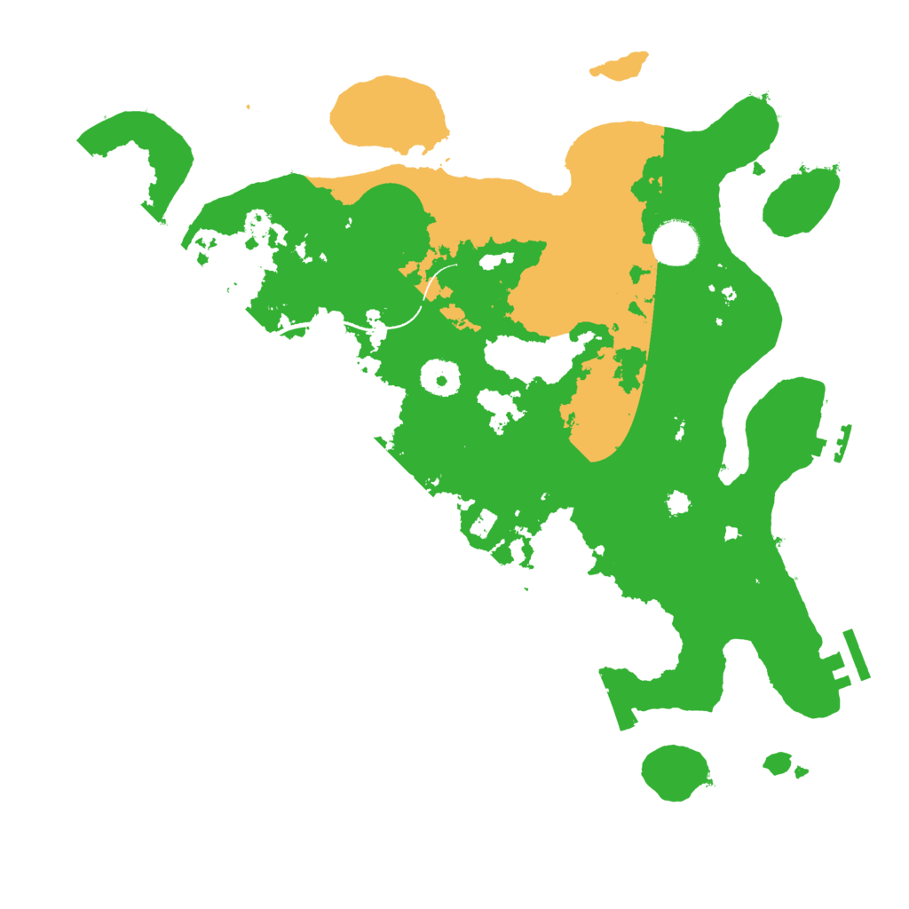 Biome Rust Map: Procedural Map, Size: 3500, Seed: 1064688329