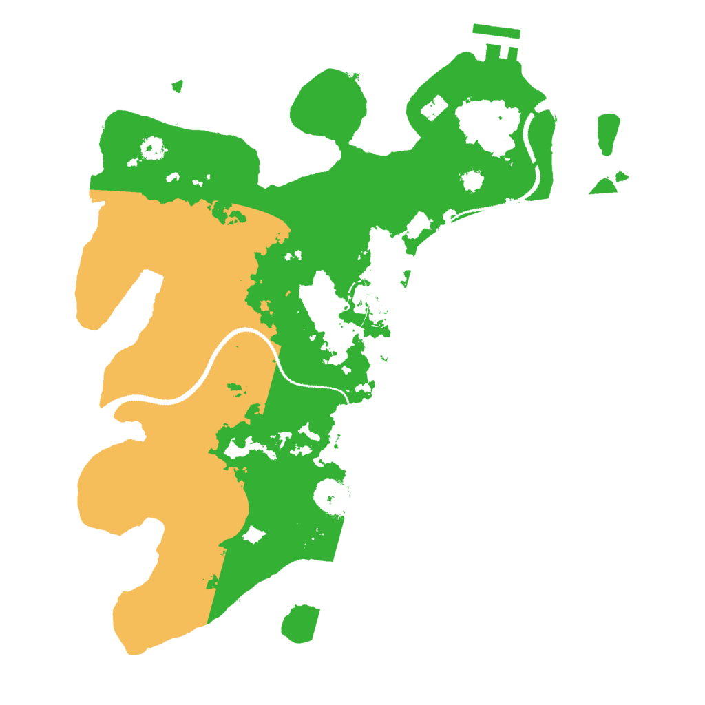 Biome Rust Map: Procedural Map, Size: 3000, Seed: 377007771