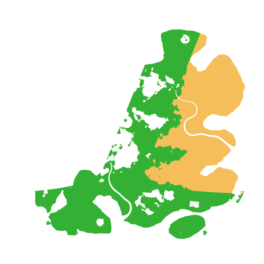 Biome Rust Map: Procedural Map, Size: 3000, Seed: 2722