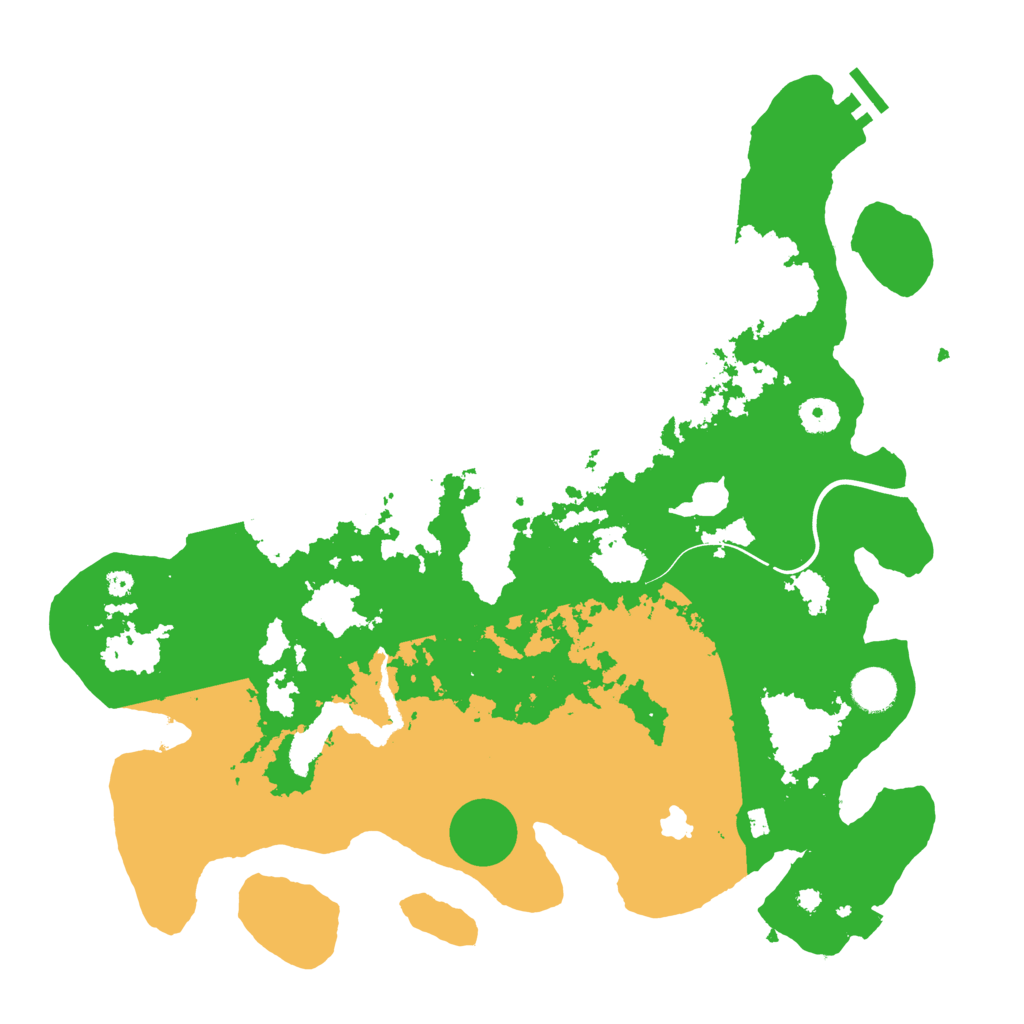 Biome Rust Map: Procedural Map, Size: 4000, Seed: 2002349507