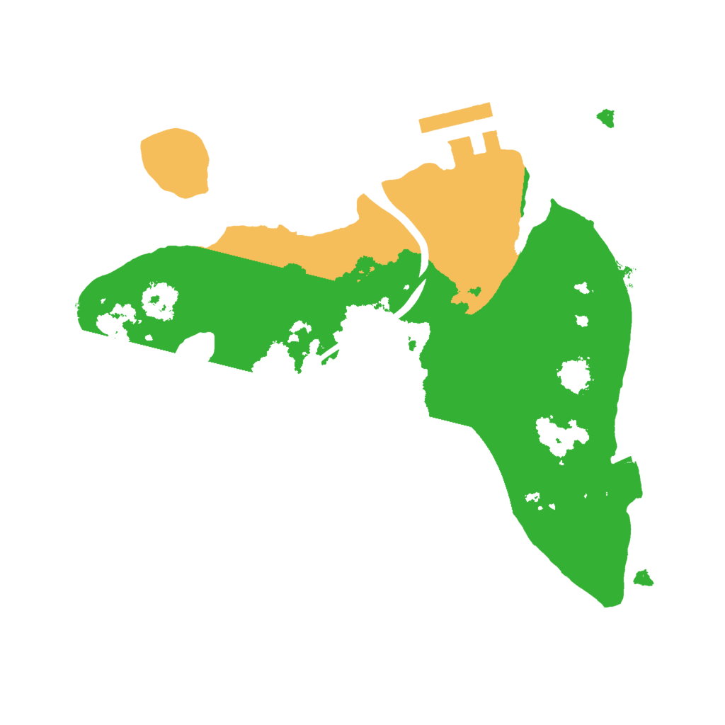 Biome Rust Map: Procedural Map, Size: 2000, Seed: 1837595272