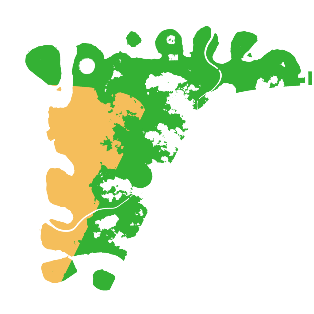 Biome Rust Map: Procedural Map, Size: 3500, Seed: 16361990