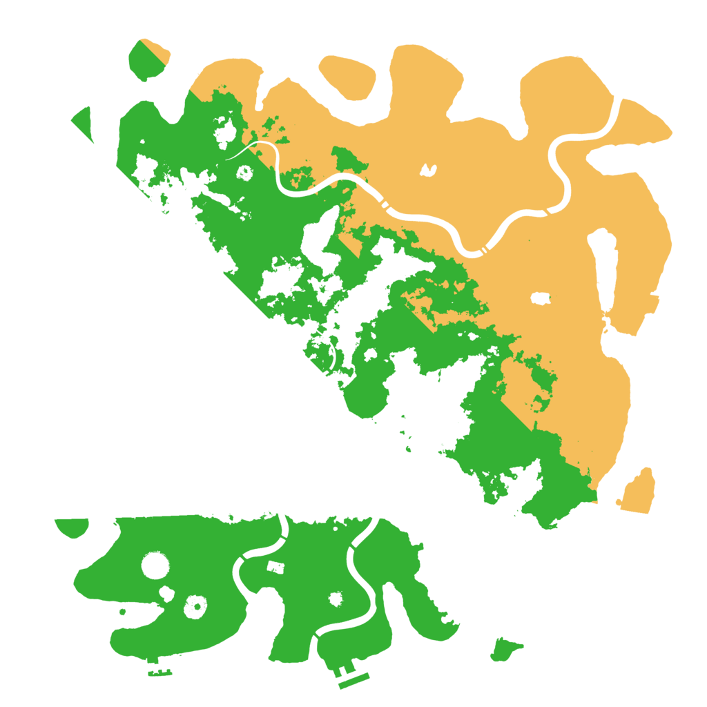 Biome Rust Map: Procedural Map, Size: 4500, Seed: 85271473