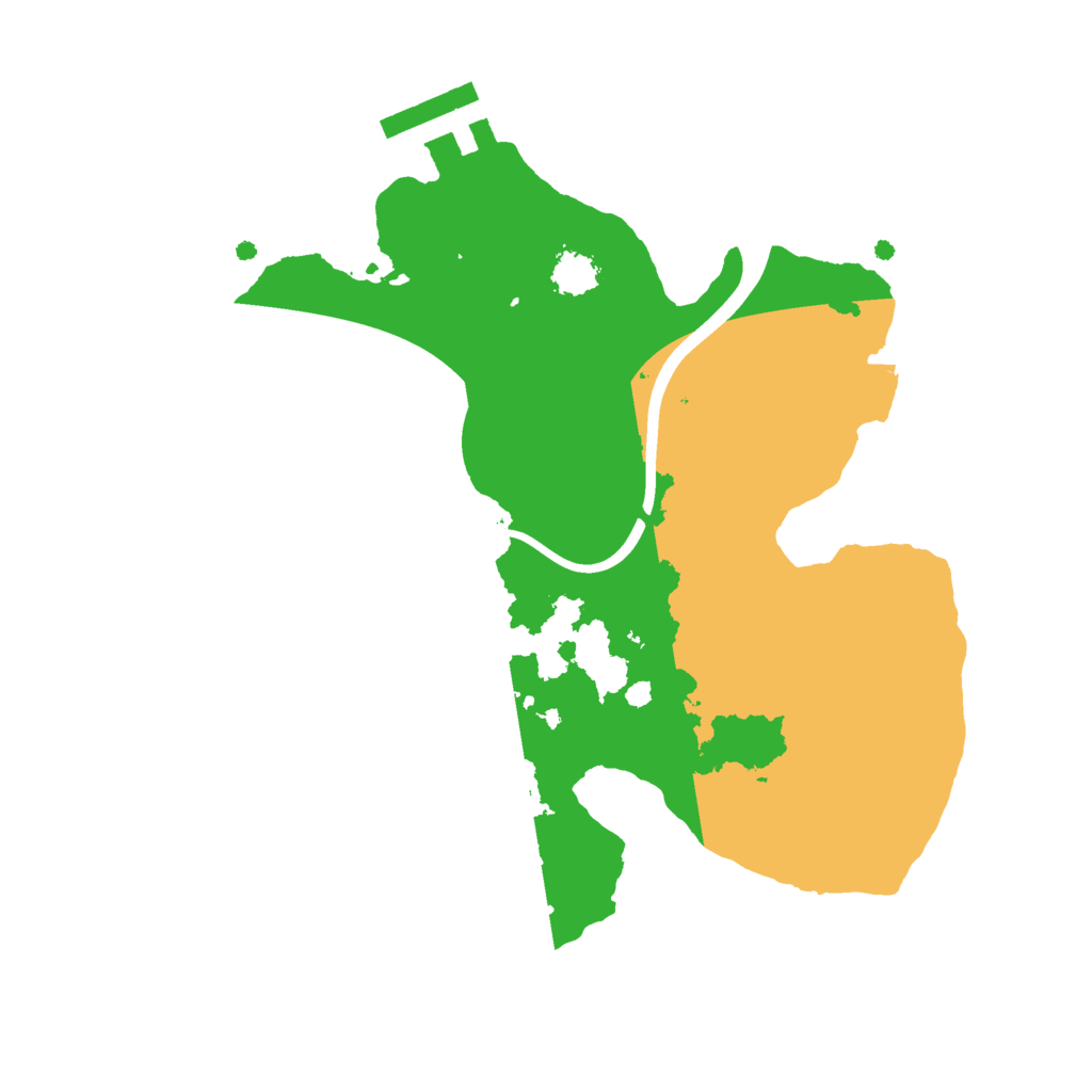 Biome Rust Map: Procedural Map, Size: 2200, Seed: 1683078141