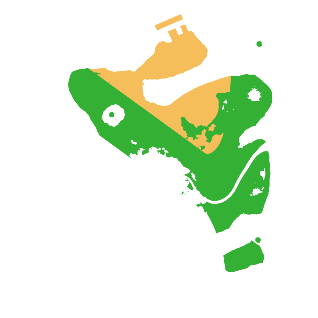 Biome Rust Map: Procedural Map, Size: 2250, Seed: 7548