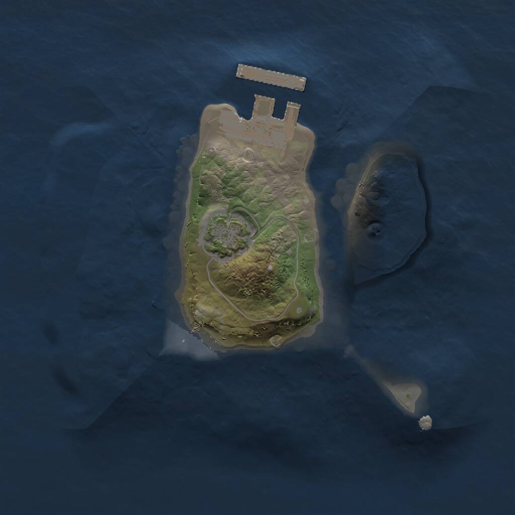 Rust Map: Procedural Map, Size: 1500, Seed: 31337, 3 Monuments