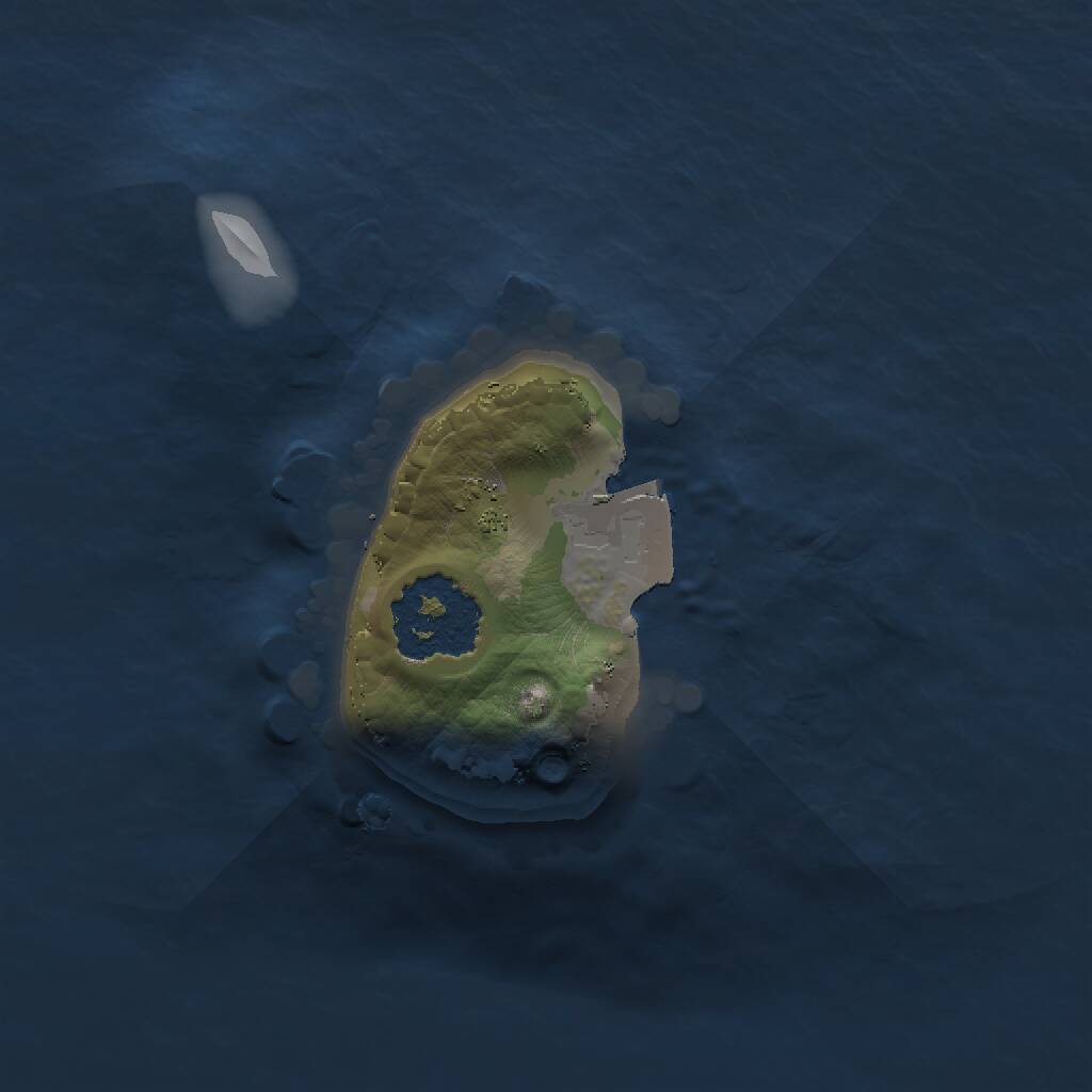 Rust Map: Procedural Map, Size: 1250, Seed: 2150489, 1 Monuments