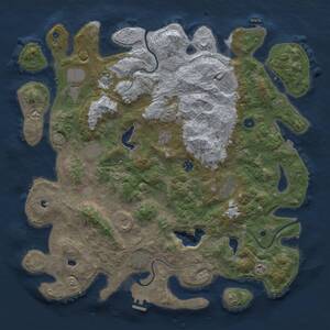 Thumbnail Rust Map: Procedural Map, Size: 4800, Seed: 1956095650, 17 Monuments