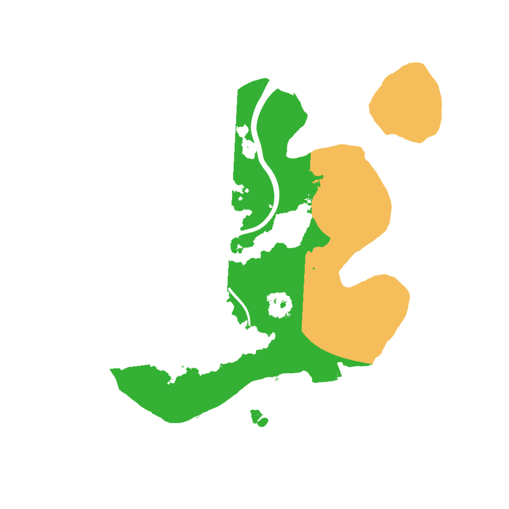 Biome Rust Map: Procedural Map, Size: 2000, Seed: 696810589