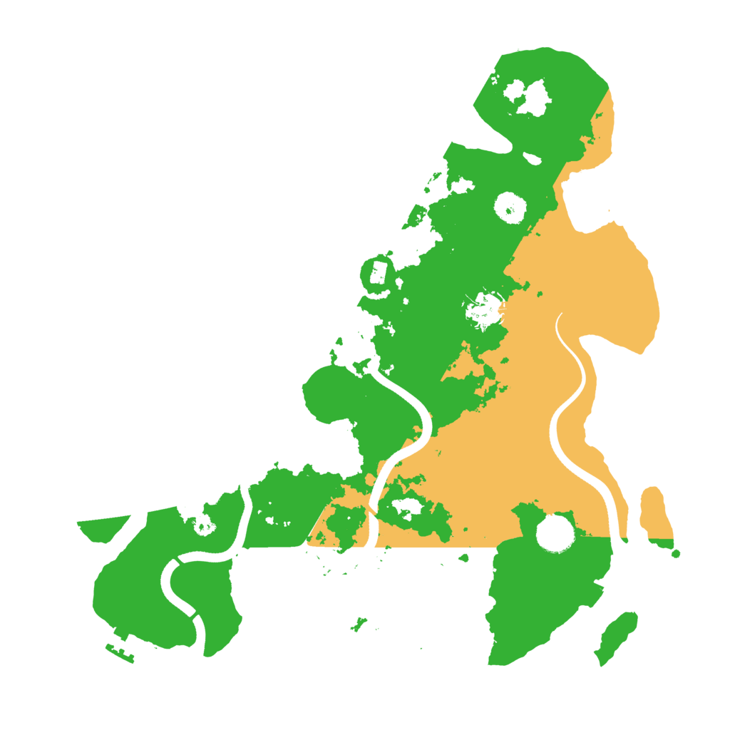 Biome Rust Map: Procedural Map, Size: 3500, Seed: 229732381