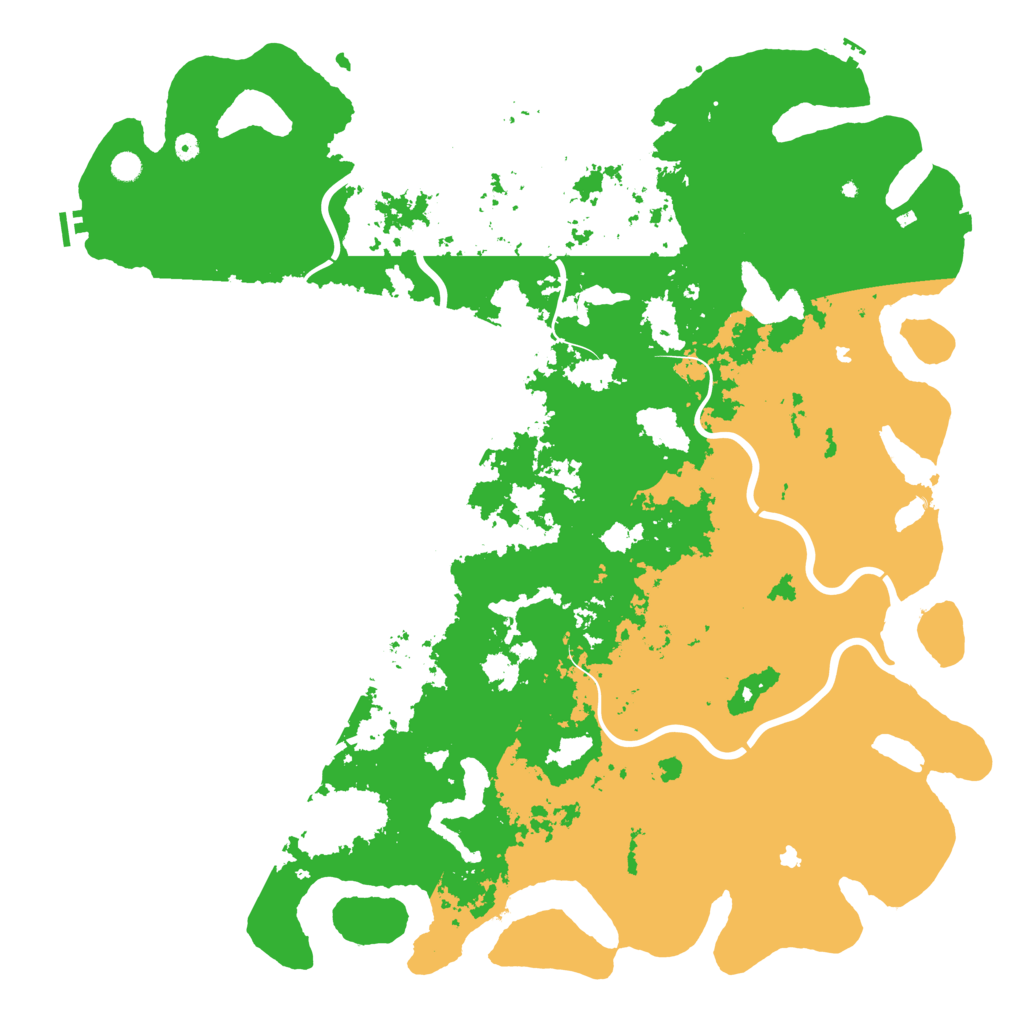 Biome Rust Map: Procedural Map, Size: 6000, Seed: 1422995709