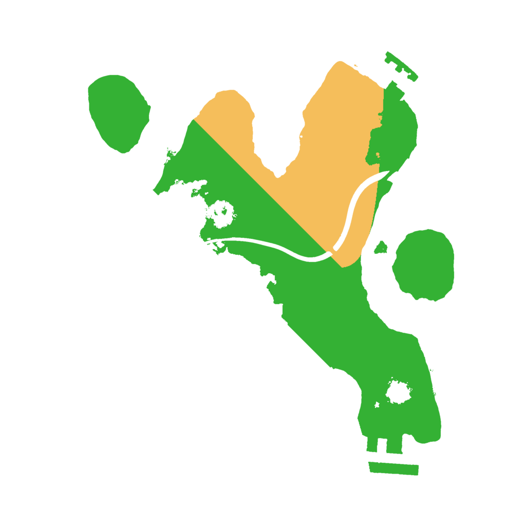 Biome Rust Map: Procedural Map, Size: 2000, Seed: 404080950