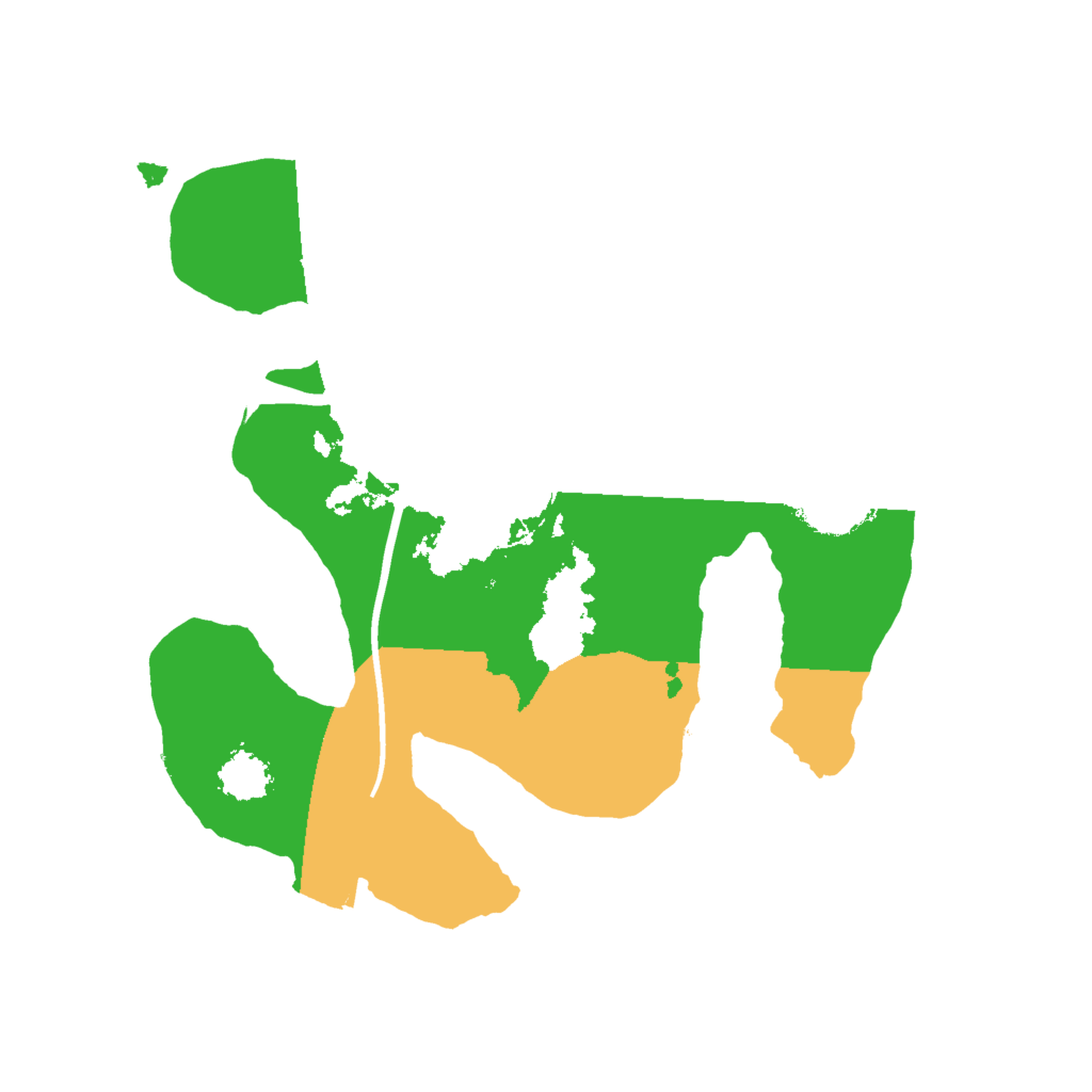 Biome Rust Map: Procedural Map, Size: 2000, Seed: 306552060