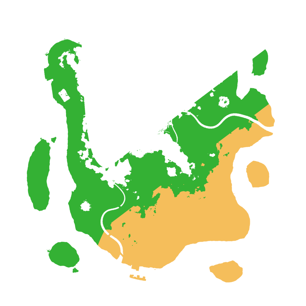 Biome Rust Map: Procedural Map, Size: 2800, Seed: 182563156