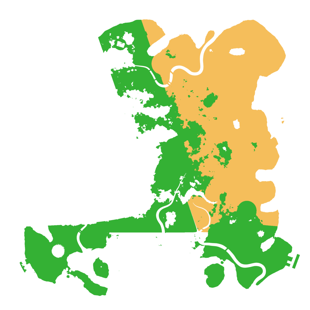 Biome Rust Map: Procedural Map, Size: 4250, Seed: 1026917920