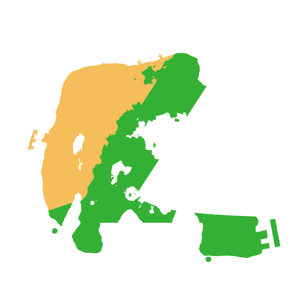 Biome Rust Map: Procedural Map, Size: 2150, Seed: 95241713