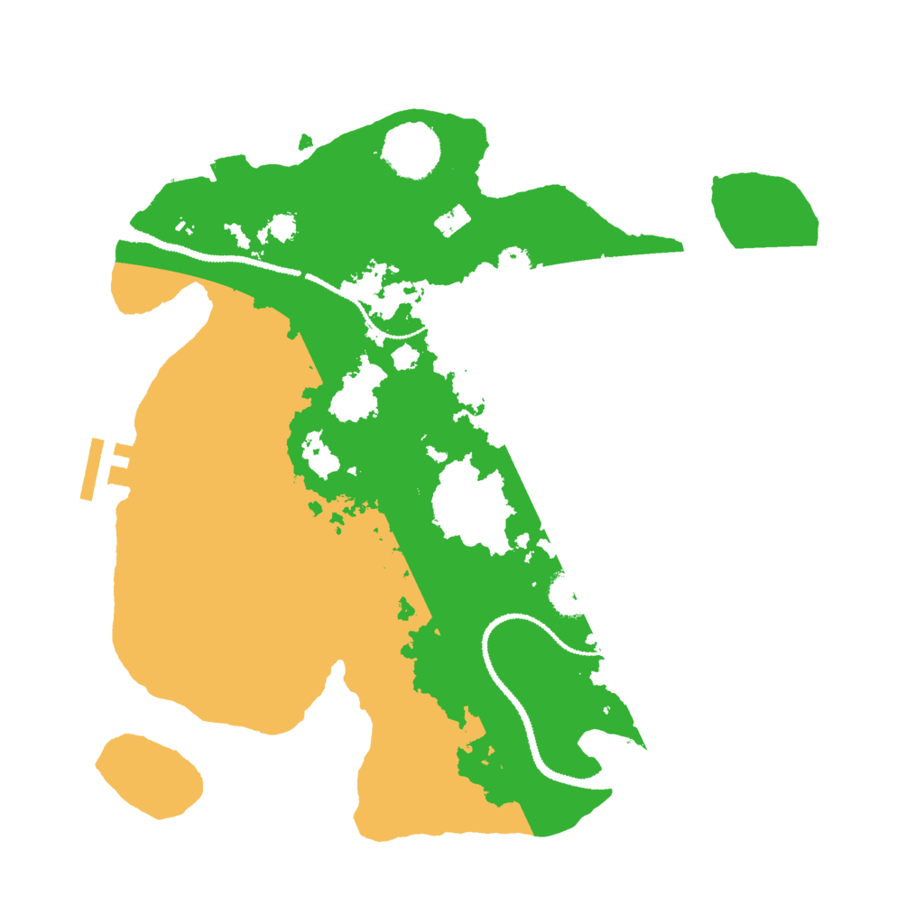 Biome Rust Map: Procedural Map, Size: 3000, Seed: 1243742543