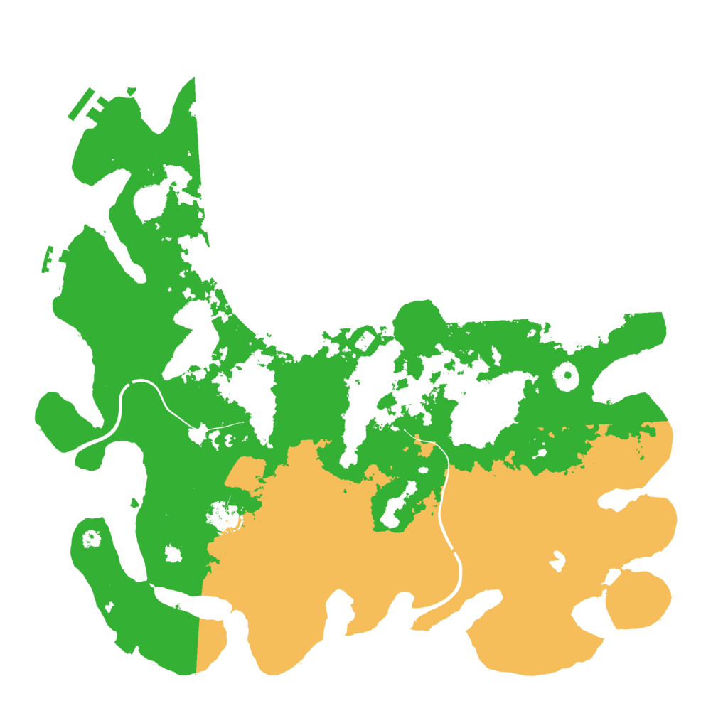 Biome Rust Map: Procedural Map, Size: 4000, Seed: 10475564