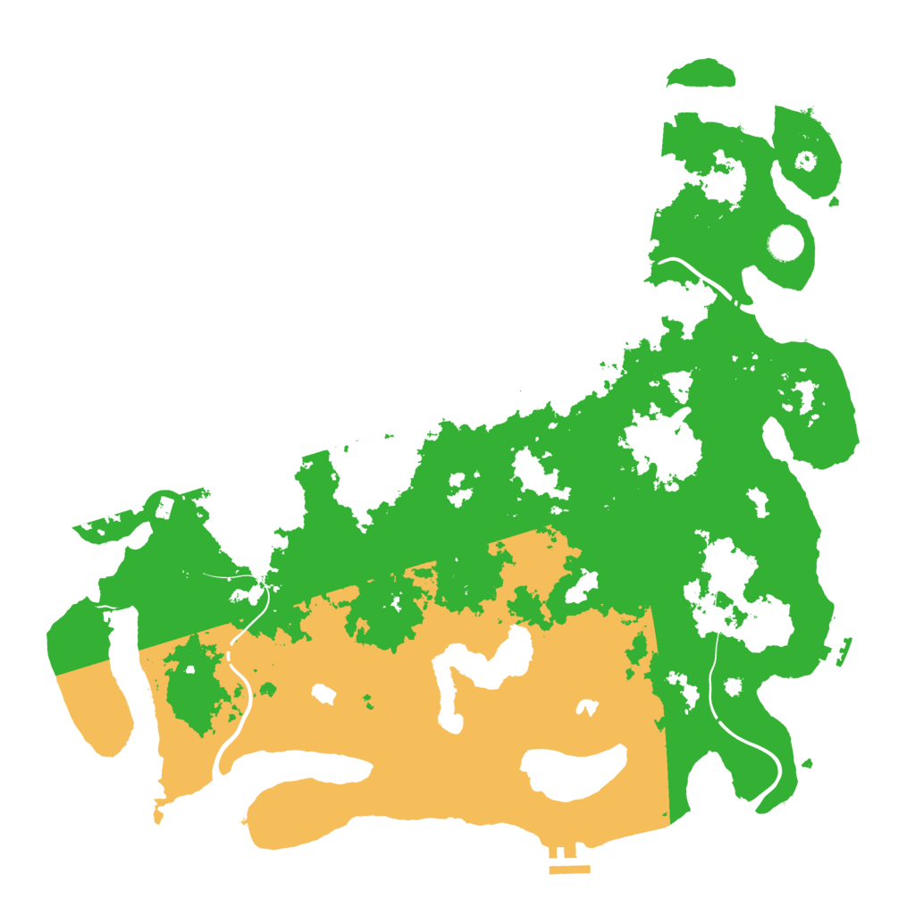 Biome Rust Map: Procedural Map, Size: 4500, Seed: 829562122