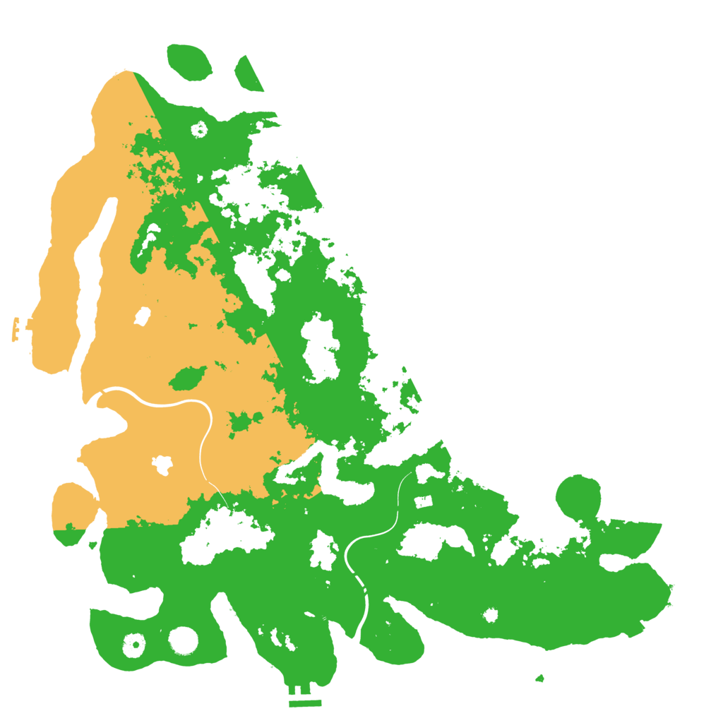 Biome Rust Map: Procedural Map, Size: 4500, Seed: 650060683