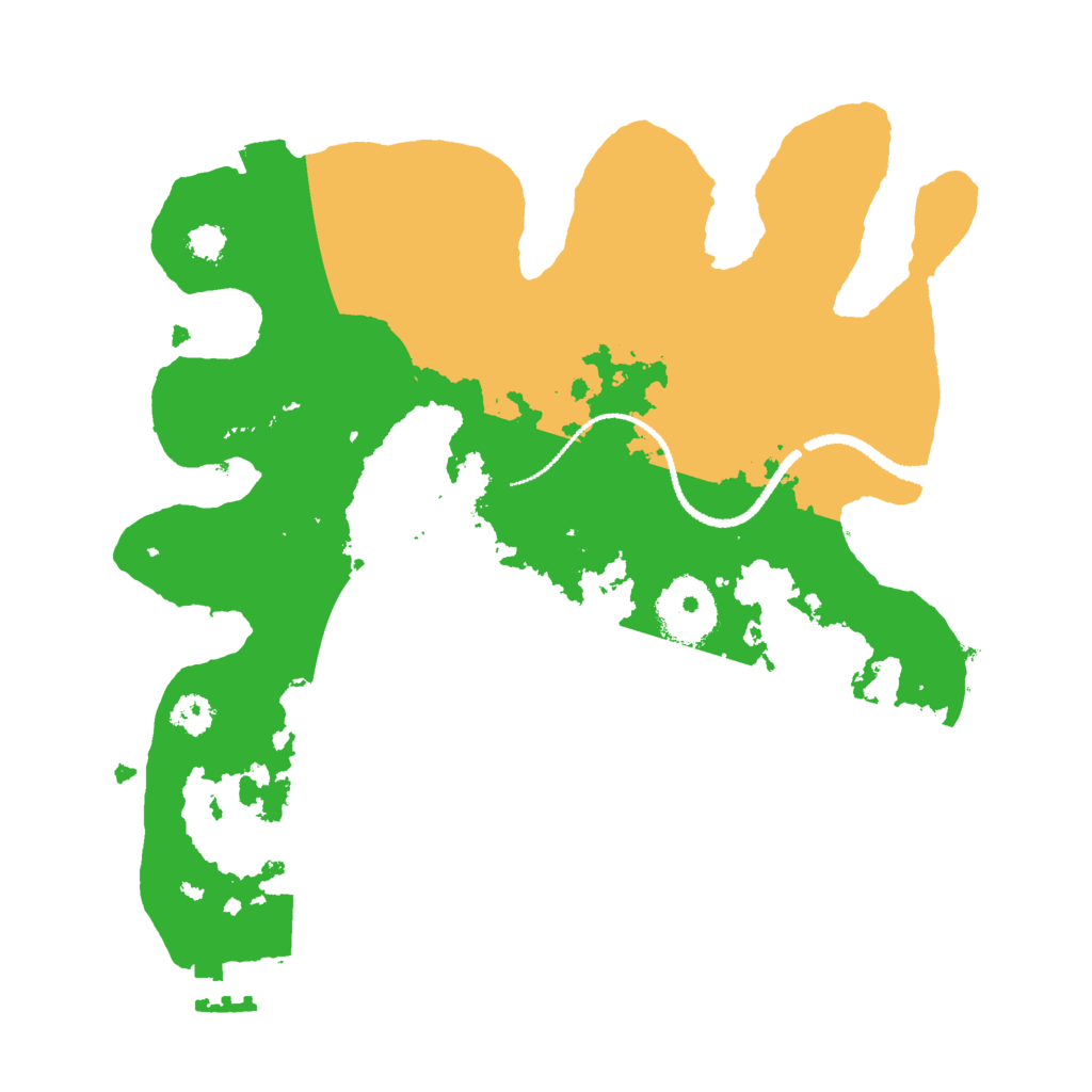 Biome Rust Map: Procedural Map, Size: 2700, Seed: 1096600316