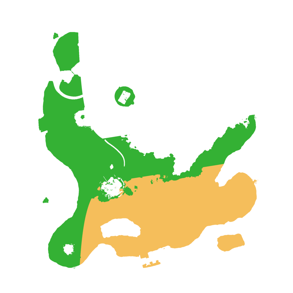 Biome Rust Map: Procedural Map, Size: 2500, Seed: 1451793022