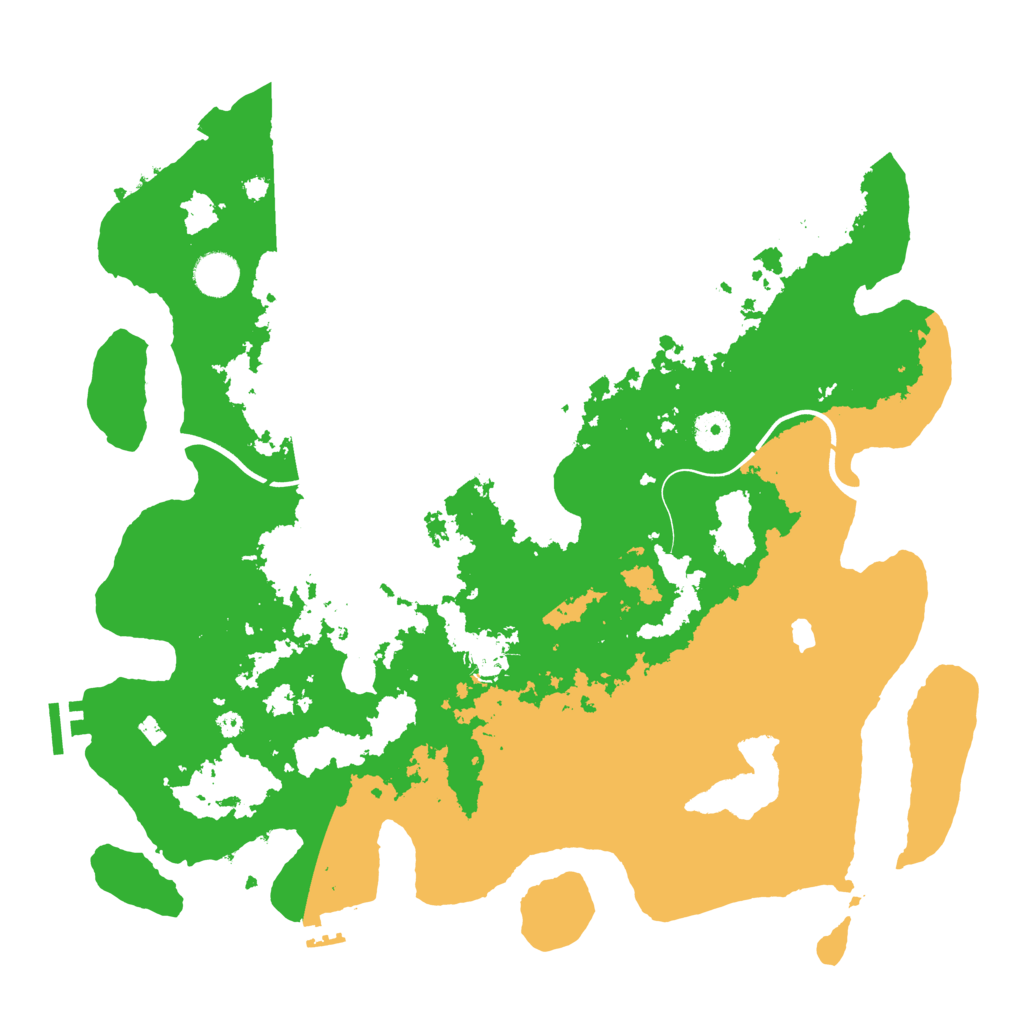 Biome Rust Map: Procedural Map, Size: 4000, Seed: 64766