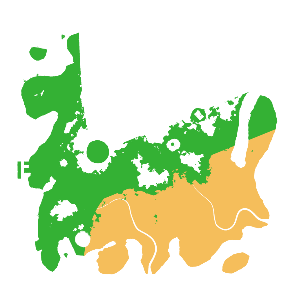Biome Rust Map: Procedural Map, Size: 3500, Seed: 1937532
