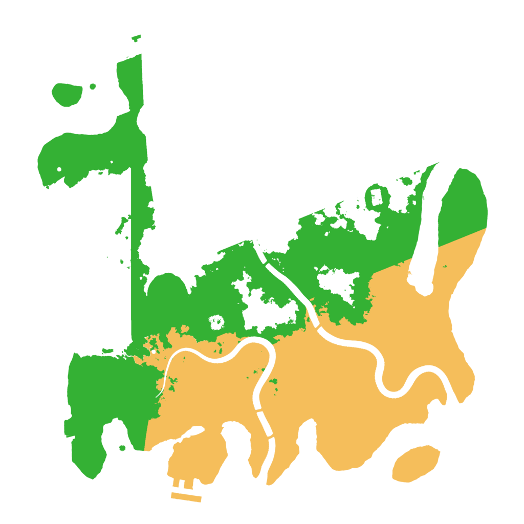 Biome Rust Map: Procedural Map, Size: 3500, Seed: 1937532