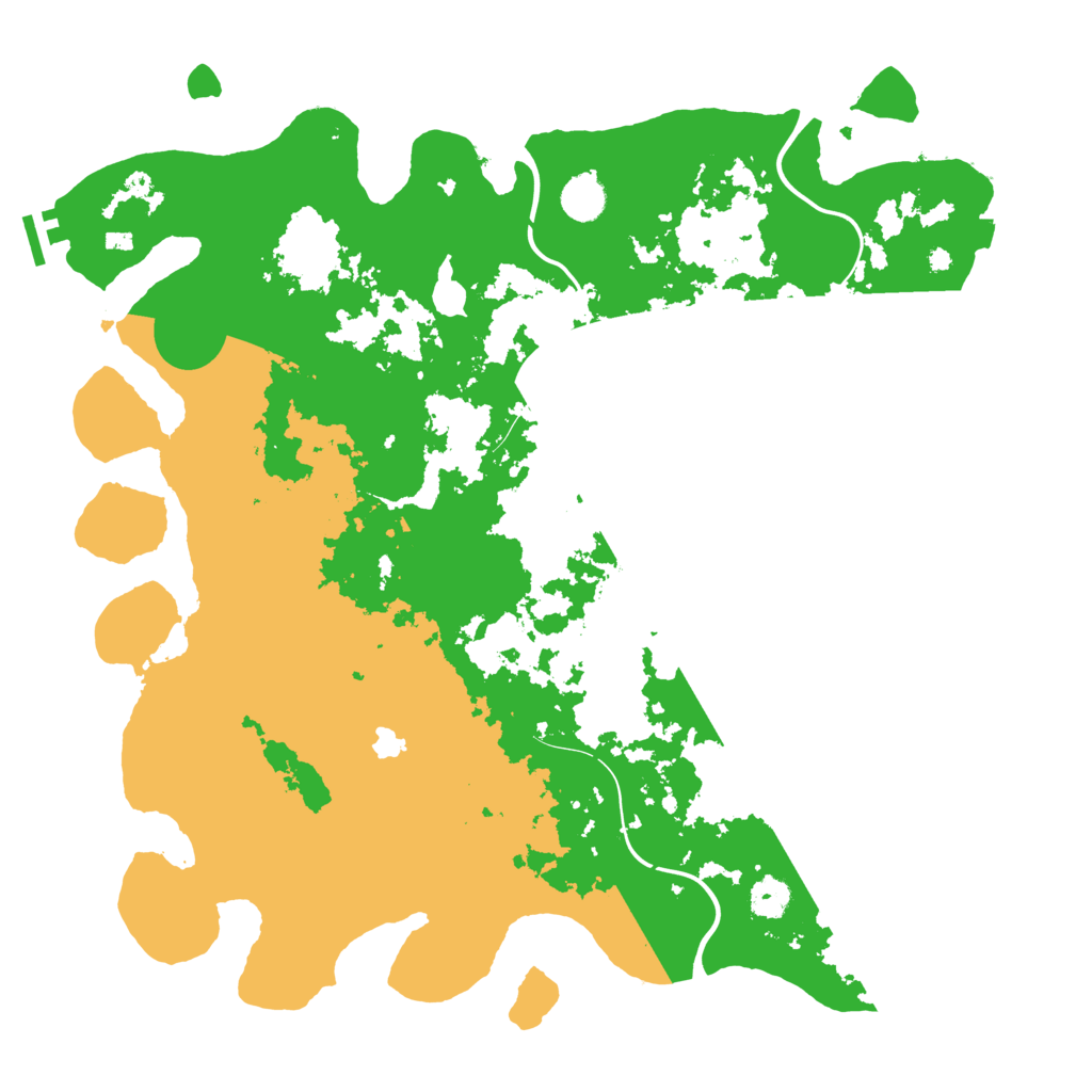 Biome Rust Map: Procedural Map, Size: 4300, Seed: 932512520