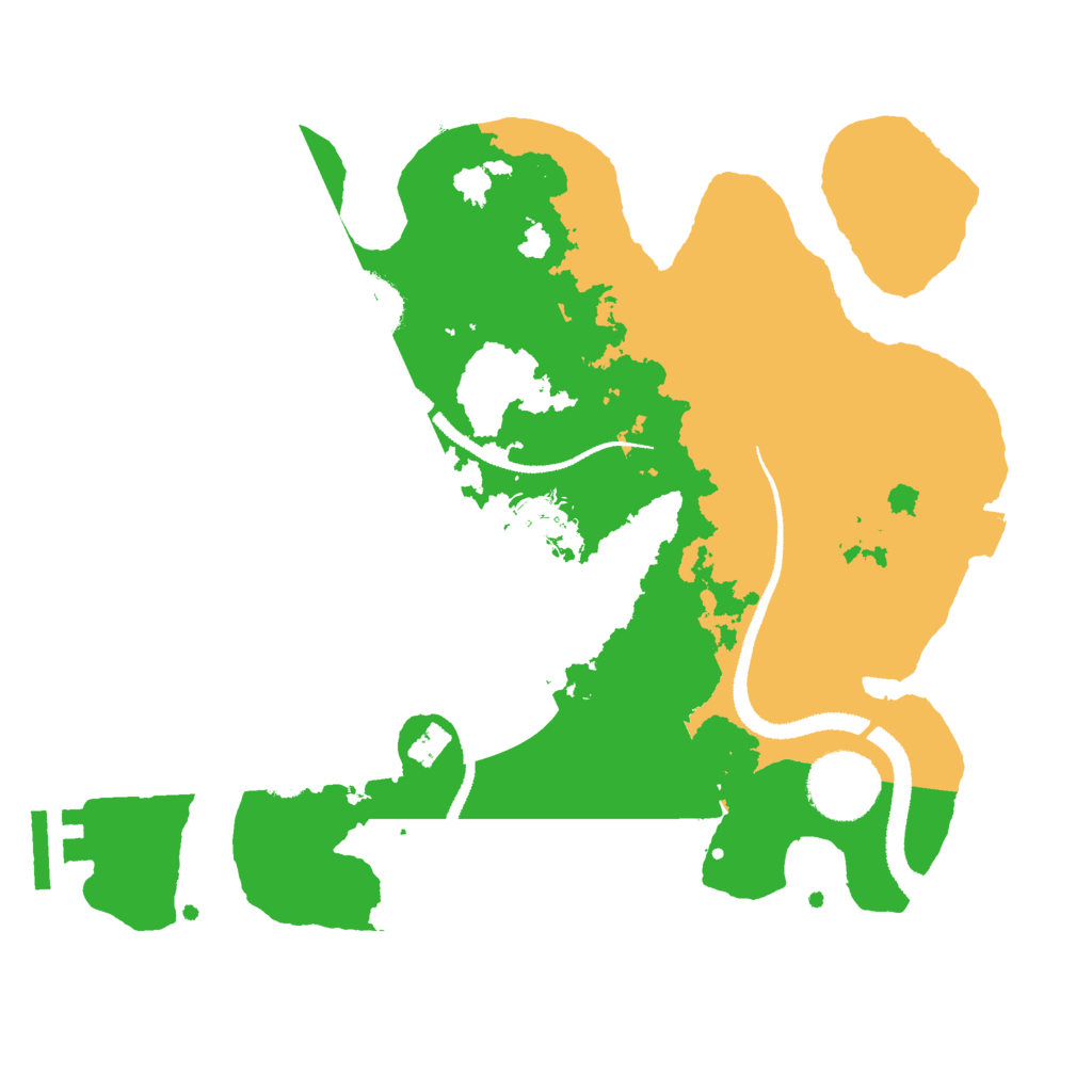 Biome Rust Map: Procedural Map, Size: 2800, Seed: 830185970