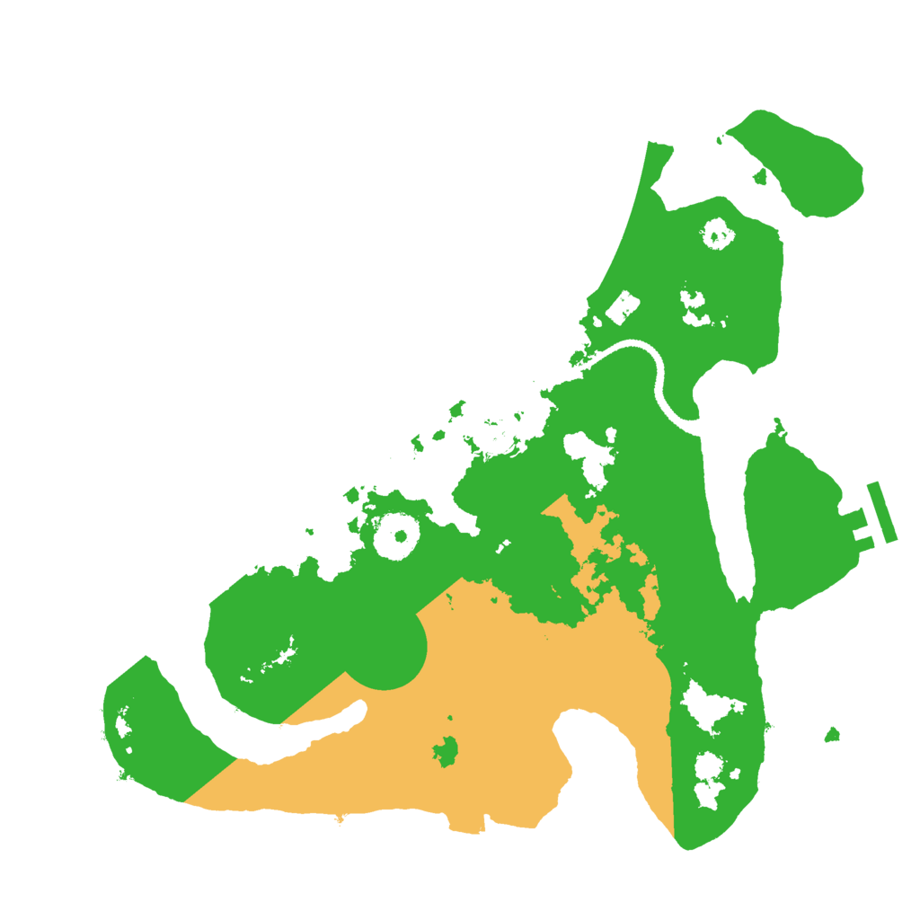 Biome Rust Map: Procedural Map, Size: 3000, Seed: 6204
