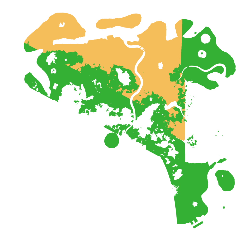 Biome Rust Map: Procedural Map, Size: 4500, Seed: 1965336