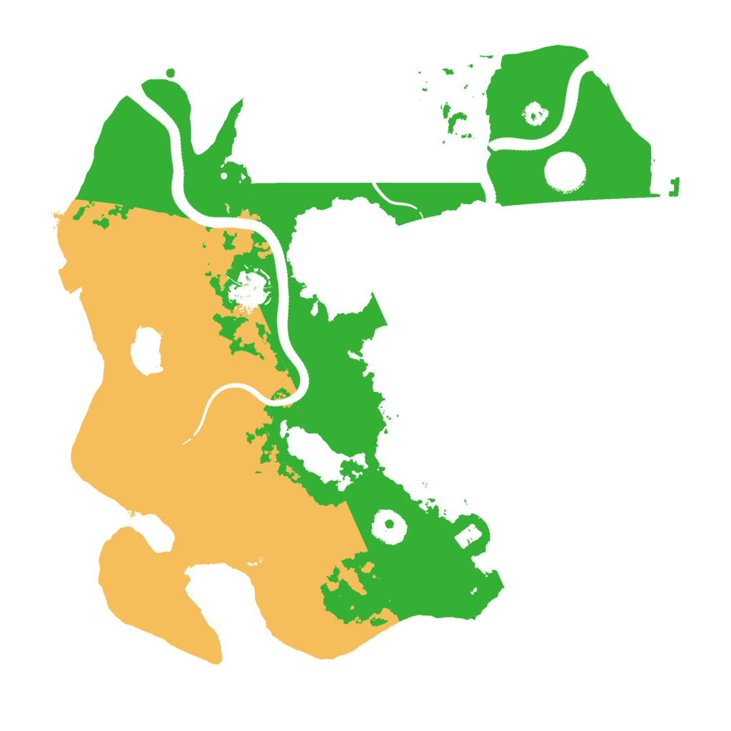 Biome Rust Map: Procedural Map, Size: 3200, Seed: 225861381